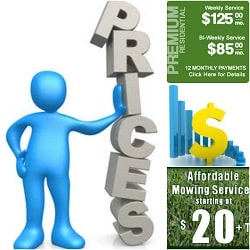 lawn business pricing example